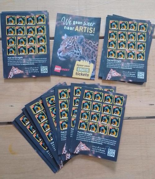 18 volle Artis kaarten voor gratis toegang, Tickets en Kaartjes, Recreatie | Dierentuinen, Drie personen of meer, Ticket of Toegangskaart