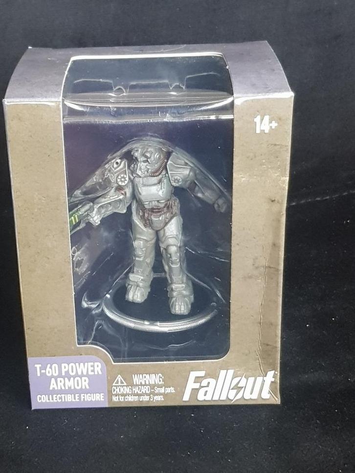 Nieuw Fallout Mini Figure T-60 Power Armor figurine 7 cm, Verzamelen, Poppetjes en Figuurtjes, Nieuw, Verzenden