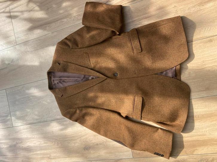 Vintage Wol Colbert - Koper Kleur - Maat XL, Kleding | Heren, Kostuums en Colberts, Maat 56/58 (XL), Bruin, Ophalen of Verzenden