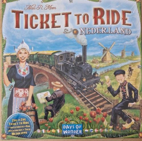 Ticket to ride Nederland, nieuw, Hobby en Vrije tijd, Gezelschapsspellen | Bordspellen, Nieuw, Een of twee spelers, Drie of vier spelers