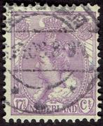 Nederland 1906, Koningin Wilhelmina, 17½ cent, violet., Verzenden, T/m 1940, Gestempeld
