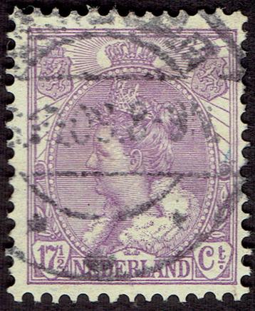 Nederland 1906, Koningin Wilhelmina, 17½ cent, violet. beschikbaar voor biedingen