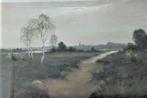 Pastel Heidelandschap Veluwe, ca 1930, Ophalen