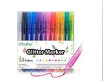 Ohuhu glitter marker stiften, Ophalen of Verzenden, Zo goed als nieuw