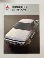 Mitsubishi Starion Brochure 1987 - Origineel, Boeken, Auto's | Folders en Tijdschriften, Ophalen of Verzenden, Gelezen, Mitsubishi