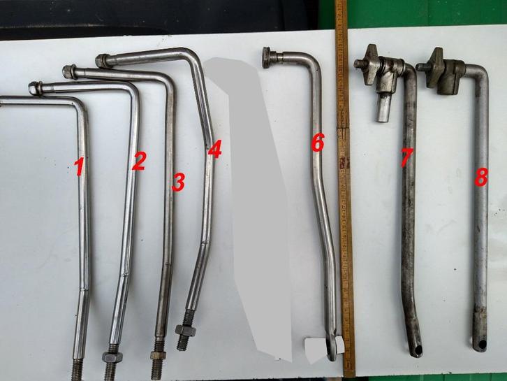 Diverse modellen stuurarmen., Watersport en Boten, Accessoires en Onderhoud, Gebruikt, Motor en Techniek, Ophalen of Verzenden