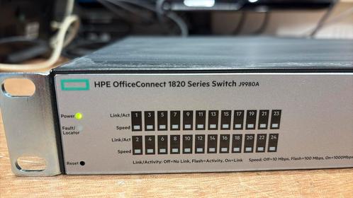 HPE 1820-24G Switch (J9980A), Computers en Software, Netwerk switches, Zo goed als nieuw, Ophalen of Verzenden