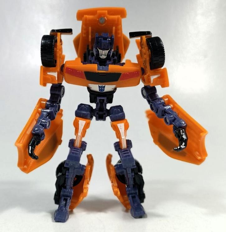 Transformers Animated Deluxe Class: Jazz + instructies, Verzamelen, Transformers, Zo goed als nieuw, Overige generaties, Decepticons
