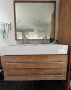 Badkamer meubel teak, Ophalen, Gebruikt, 100 tot 150 cm, Minder dan 100 cm