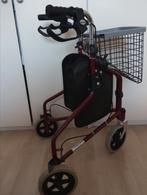 Lichtgewicht, plat opvouwbare driewielrollator, Diversen, Rollators, Ophalen, Opvouwbaar, Zo goed als nieuw