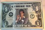 Scarface schilderij  (92x62) - Tony Montana dollarbiljet, Antiek en Kunst, Ophalen of Verzenden