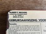 OUD EMAILLE BORD ESSE PREMIER FORNUIS BECKERS, Ophalen of Verzenden, Gebruikt, Reclamebord