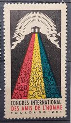 Frankrijk Cinderella, Congres Amis de l'homme Toulouse 1951, Ophalen of Verzenden, Na 1940, Postfris