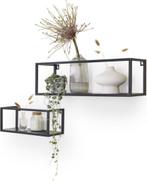 Lifa Living - Wandrek Madrid - Set van 2 - Zwart, Ophalen of Verzenden, Zo goed als nieuw