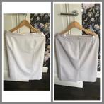 Set 2x midi rokken stijlvol ivoorwit Seda lichtgrijs maat 40, Maat 38/40 (M), Ophalen of Verzenden, Zo goed als nieuw, Grijs