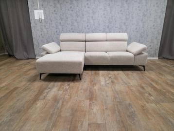 GRATIS LEVERING | ZGAN Beige Gemeleerd Hoekbank beschikbaar voor biedingen
