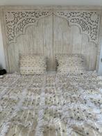 Handira set marokkaans india oosters, Ophalen of Verzenden, Zo goed als nieuw, Beige, Vierkant