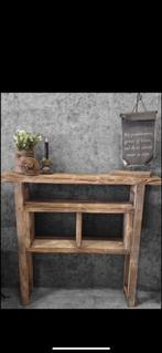 Sidetable Indiana, Ophalen of Verzenden, Nieuw, 25 tot 50 cm, Rechthoekig