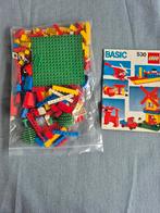 Vintage LEGO Basic 530 - Complete set met handleiding, Ophalen of Verzenden, Gebruikt, Complete set, Lego
