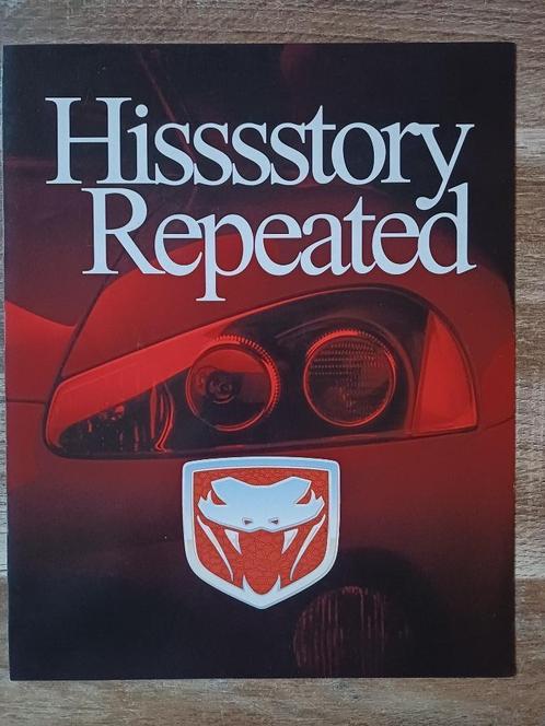 Dodge Viper R/T 10 brochure uit Amerika, Boeken, Auto's | Folders en Tijdschriften, Zo goed als nieuw, Overige merken, Verzenden