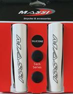 Stuurgrepen / Handvatten MASSI Siliconen Wit Nieuw KOOPJE!!!, Fietsen en Brommers, Algemeen, Stuur, Nieuw, Ophalen of Verzenden