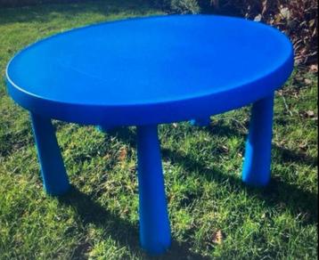 Majorelle blauwe  kunstof speeltafel kind beschikbaar voor biedingen