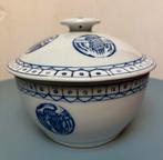 Vintage Chinese pot of kom met deksel keramiek, Verzenden