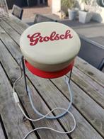 Grolsch bier vintage reklame lamp, Verzamelen, Ophalen of Verzenden, Gebruikt, Lichtbak of (neon) lamp