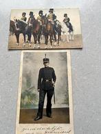 Militair 2 stuks antieke kaarten, Verzamelen, Verzenden, Landmacht, Nederland, Foto of Poster