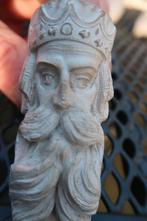 pijpekop,koning met baard,afm 6x8 cm-gaaf, Ophalen of Verzenden, Zo goed als nieuw, (Water)pijp