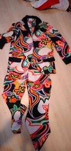 Carnaval pak clown/ magic maat L, Ophalen, Maat 52/54 (L), Carnaval, Zo goed als nieuw