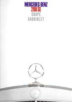 Mercedes Benz 280 SE Coupe Cabriolet brochure (MB07), Ophalen of Verzenden, Zo goed als nieuw, Mercedes