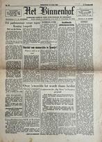 Het Binnenhof, 18 juli 1945 (ook nog andere data)., Ophalen of Verzenden, 1940 tot 1960, Nederland, Krant