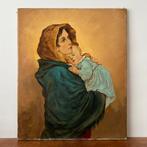 Schilderij Madonna met kind, Ophalen of Verzenden
