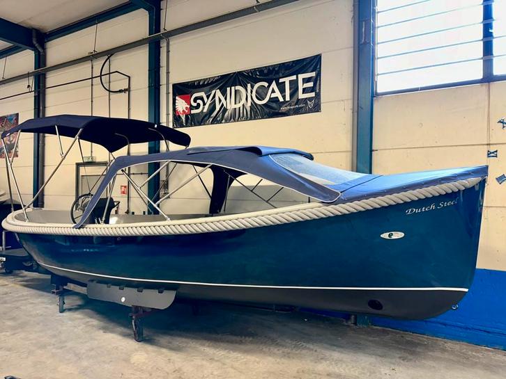 Dutch Steel Sloep 740 (bj 1980), Watersport en Boten, Motorboten en Motorjachten, Gebruikt, 6 tot 9 meter, Overige brandstoffen