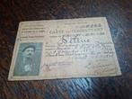 Carte du Combattant wo1 ww1 poilu Frans, Ophalen of Verzenden, Landmacht, Overige gebieden, Foto of Poster