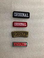 Geborduurde applicatie -  ORIGINAL x 4, Hobby en Vrije tijd, Naaien en Fournituren, Ophalen of Verzenden, Zo goed als nieuw, Applicatie