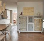 Unieke kast met verschillende deuren b180xh135xd49cm, Ophalen, Gebruikt, 25 tot 50 cm, 150 tot 200 cm