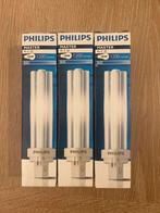 Philips PL-C  2p 18W. 3 stuks., Ophalen, Minder dan 30 watt, Nieuw, Bipin of Steekvoet