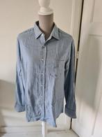 Massimo Dutti overhemd maat L, Ophalen of Verzenden, Zo goed als nieuw, Blauw, Halswijdte 39/40 (M)