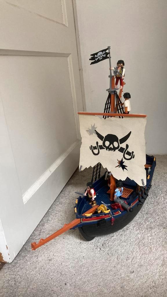 Playmobil piratenschip, Kinderen en Baby's, Speelgoed | Playmobil, Gebruikt, Ophalen