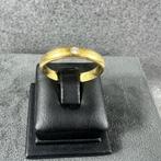 Gouden Ring | 14k* | 4,17g | bandring briljant |19| 381726, Sieraden, Tassen en Uiterlijk, Gebruikt, 19 tot 20, Ophalen of Verzenden
