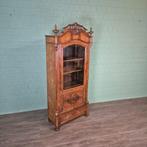 27277 Vitrine Servieskast Louis Philippe 1860 Mahonie, Antiek en Kunst, Verzenden