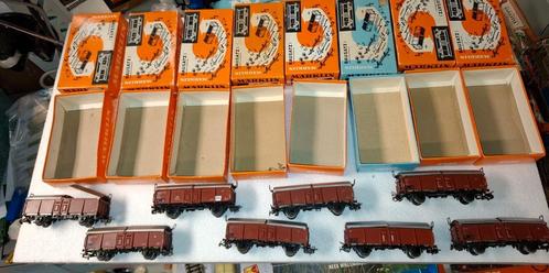 Marklin 4919 schuifdak wagons 8 stuks, Hobby en Vrije tijd, Modeltreinen | H0, Gebruikt, Wagon, Wisselstroom, Märklin, Ophalen of Verzenden