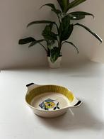 Vintage ovenschaal Stavangerflint Noorwegen.Flamingo. '50, Antiek en Kunst, Antiek | Servies los, Ophalen of Verzenden