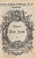 Opera Don Juan tekstboekje1927  Duitstalig goede staat, Gelezen, Artiest, Ophalen of Verzenden