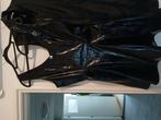 Wetlook clubwear party kinky sexy kleding, Ophalen of Verzenden, Zwart
