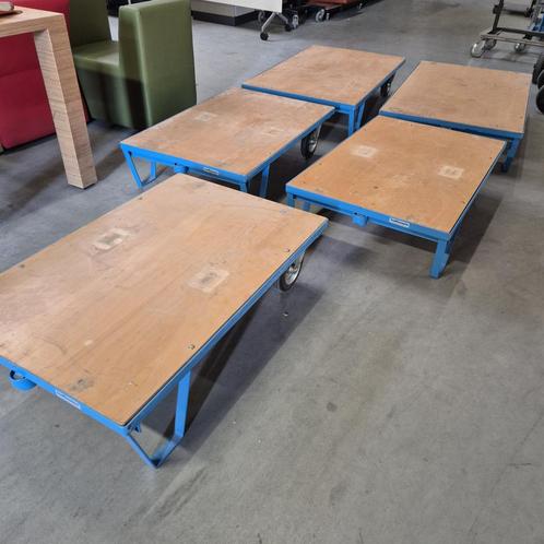 5X PROFESSIONELE transportkar  hefschamel laadbord HOFFMANN, Doe-het-zelf en Verbouw, Transportwagens, Gebruikt