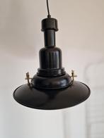 Hanglamp zwart retro, Huis en Inrichting, Lampen | Hanglampen, Ophalen, Zo goed als nieuw, Minder dan 50 cm