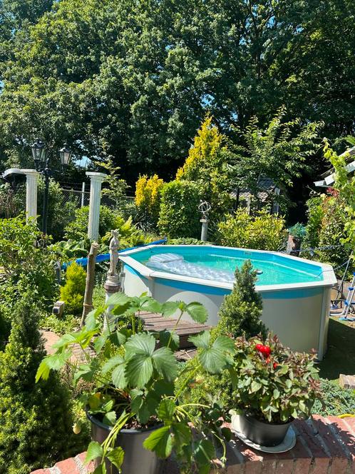 Groot Zwembad 4,60x1,20, Tuin en Terras, Zwembaden, Gebruikt, Opzetzwembad, 120 cm of meer, 400 cm of meer, 300 cm of meer, Rond